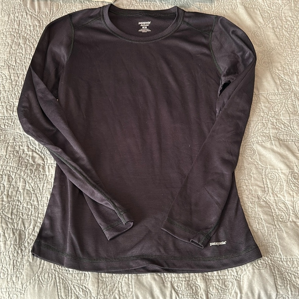 Patagonia Black Long Sleeve Top